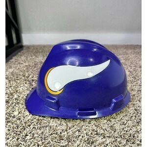 MSA Minnesota Vikings Protective Hard Hat Medium Type 1 Class E & G Construction